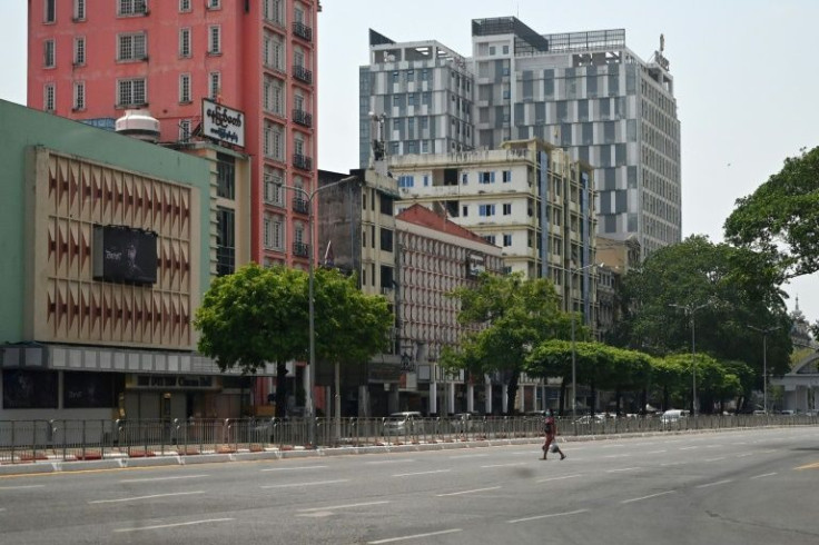 Yangon streets normally thick with revelers were quiet as Myanmar's annual Thingyan festival celebrations began