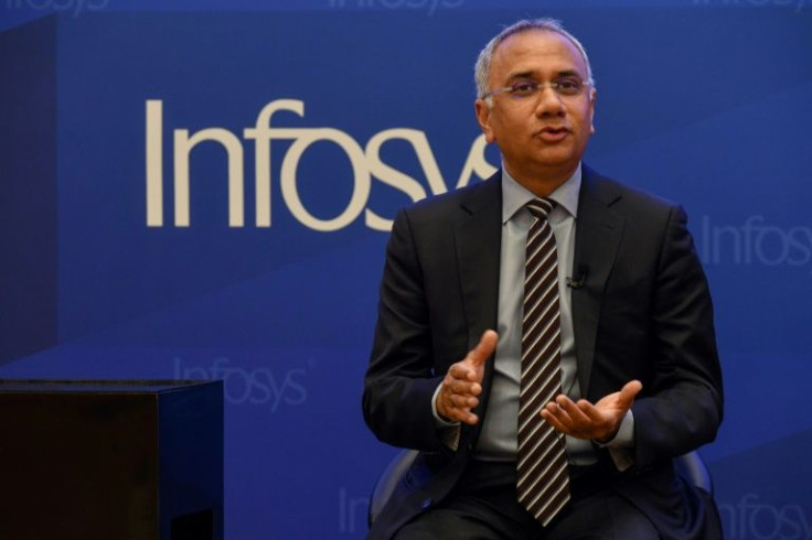 Infosys chief Salil Parekh said the company was 'very concerned' about the situation in Ukraine
