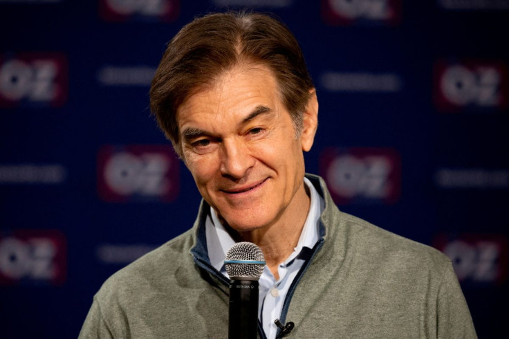 Mehmet Oz, who is running for the U.S. Senate, speaks at a campaign event in York, Pennsylvania, U.S., February 5, 2022. 