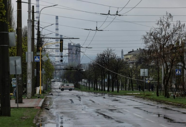 The city, with more than 100,000 inhabitants before the war, is almost emptyÂ 