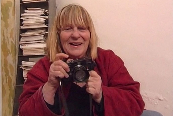 Italian photographer Letizia Battaglia smiles during an interview with Reuters in this still image taken from a video, in Palermo, Italy April 21, 2006. Video taken April 21, 2006. REUTERS TV via REUTERS