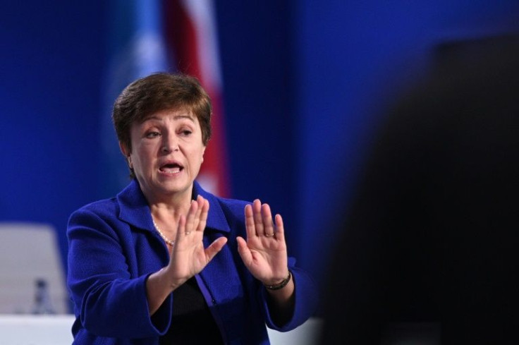 IMF Managing Director Kristalina Georgieva said ending the war in Ukraine is critical for economic as well as humanitarian reasons