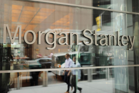A sign is displayed on the Morgan Stanley building in New York U.S., July 16, 2018. 