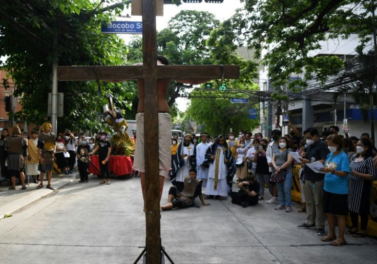 Some devotees in the mainly Catholic Philippines go to extreme lengths to atone for sins or seek divine intervention