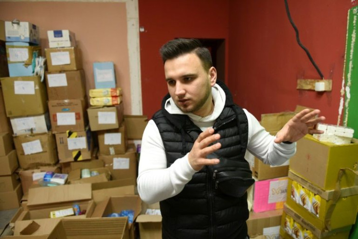 Pavlo Bodnar offers free car rides to people in need during the night-time curfew