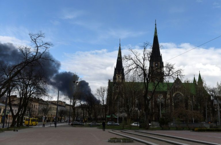 Lviv has largely been spared the Russian bombardment that has rained down on other parts of the country