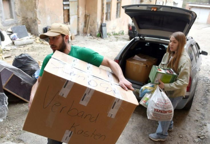 Lviv is a relatively safe haven for people escaping fighting further east