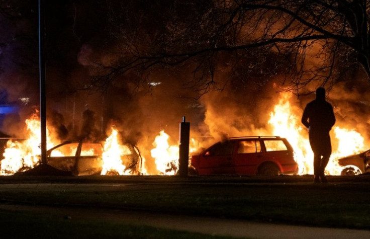 The unrest has been sparked by plans by a far-right leader to burn Korans in cities with large Muslim populations