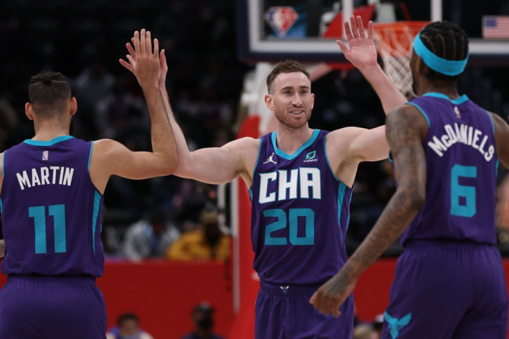 Gordon Hayward #20 of the Charlotte Hornets