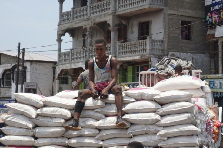 Sierra Leone's central bank said inflation was running at 17.6 percent in February