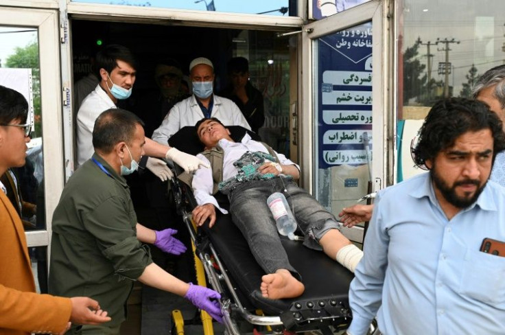 Two bomb blasts struck a boys' school in Kabul