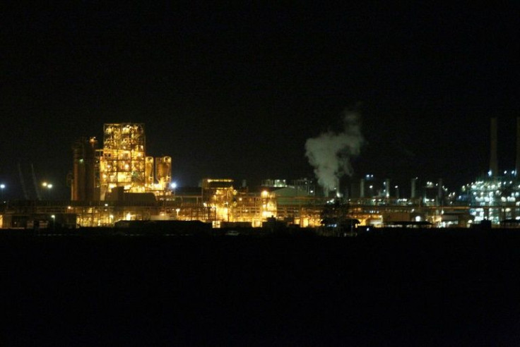 Libya's Brega refinery and oil terminal pictured on March 11, 2014