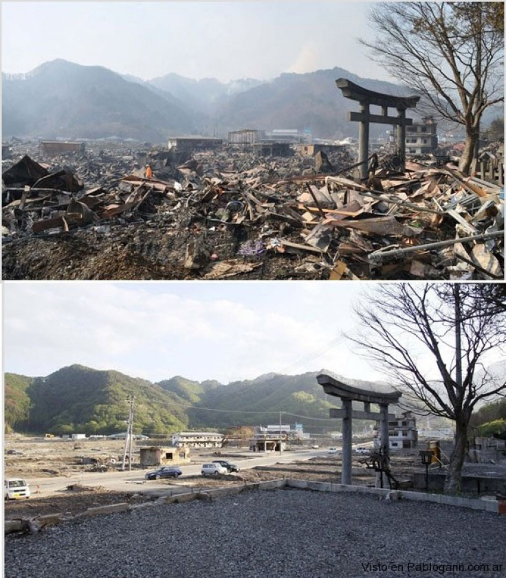 Japan Tsunami:  From devastation to hope (Before & After Photos)