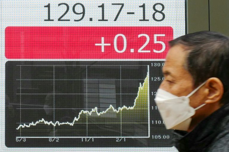 Asian markets were flat as oil began clawing its way back up from a big drop after the IMF downgraded its global growth forecast