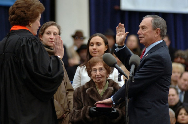 Charlotte Bloomberg holds bible