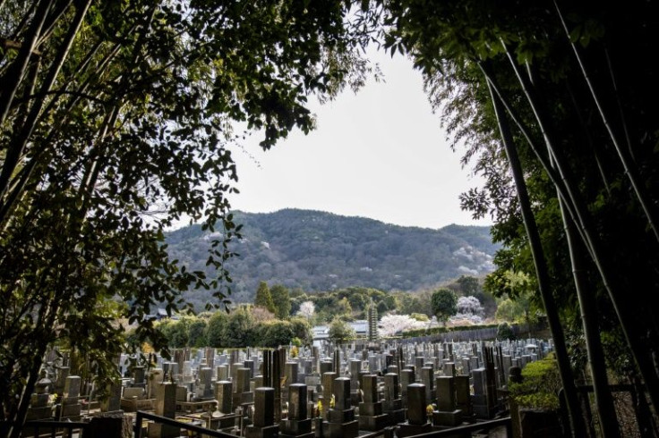 Traditionally in Japan, cremated remains are placed in family tombs used over many generations and tended by the family's eldest sons but Japan's disproportionately greying population means things are changing