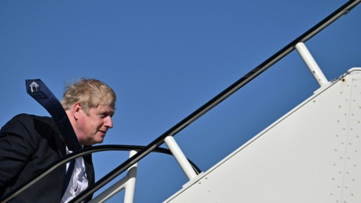 Britain's Prime Minister Boris Johnson is facing a parliamentary vote about whether he should be investigated for misleading parliament