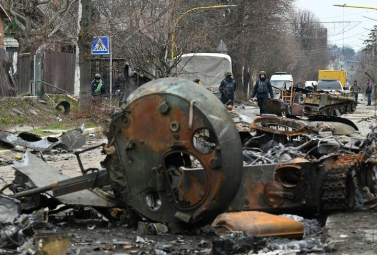 Scenes of destruction in Bucha days after AFP made the grim discovery of corpses