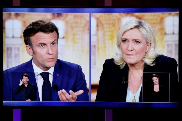 Macron lost no opportunity to attack his opponent throughout the three-hour debate