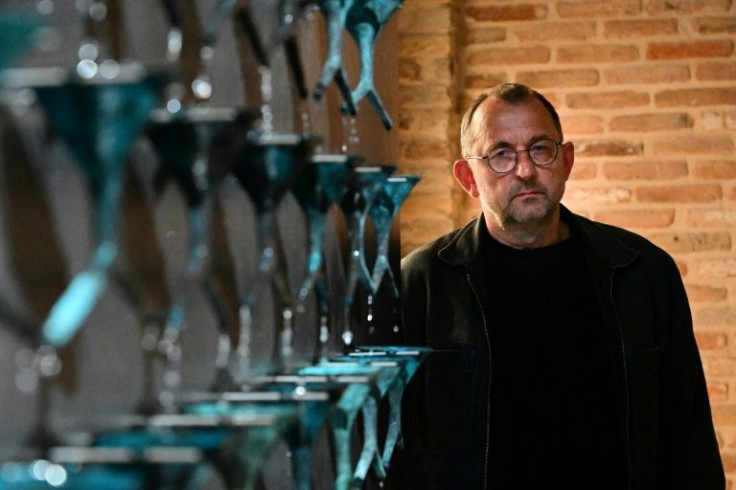 Makov's 'Fountain of Exhaustion' comprises 78 funnels through which water drips, echoing in the otherwise silent space
