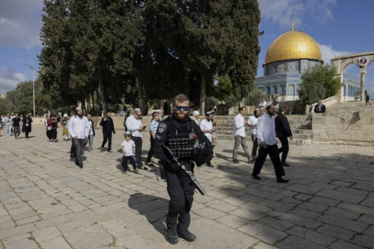 Hundreds of Jews escorted by Israeli police visited Al-Aqsa mosque compound on Wednesday