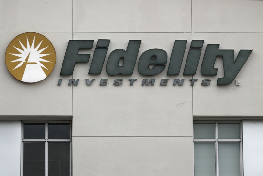 A Fidelity Investments store logo is pictured on a building in Boca Raton, Florida March 19, 2016. 