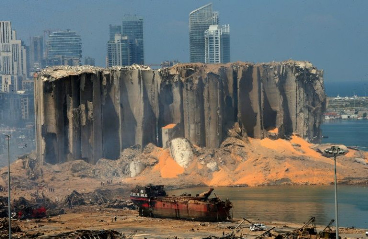 Lebanese authorities said 2,750 tonnes of ammonium nitrate fertiliser haphazardly stocked in a warehouse at Beirut's port since 2014 had caught fire, causing one of history's largest non-nuclear explosions