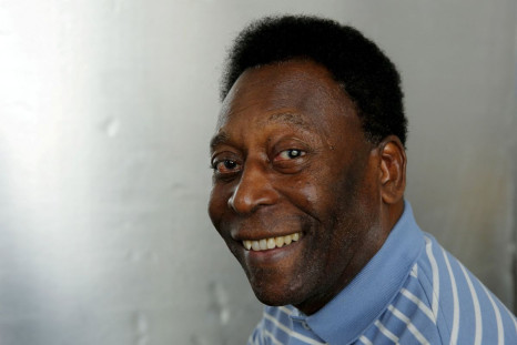 Legendary Brazilian soccer player Pele poses for a portrait during an interview in New York, U.S., April 26, 2016. 