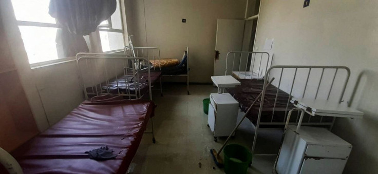 Empty hospital beds are seen in the Ayder referral Hospital, as patients were sent home after food supplies ran out, in the city of Mekelle, Tigray region, Ethiopia, April 21, 2022.