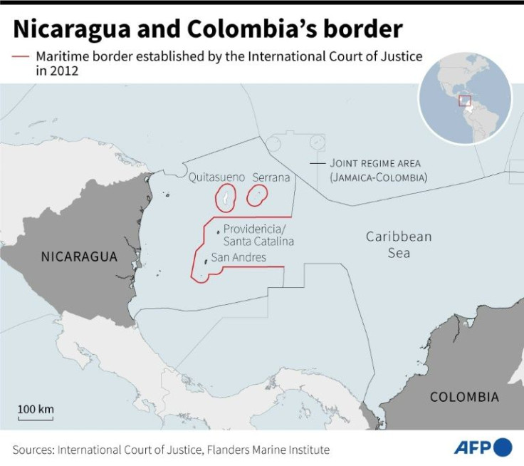 Nicaragua-Colombia maritime borders