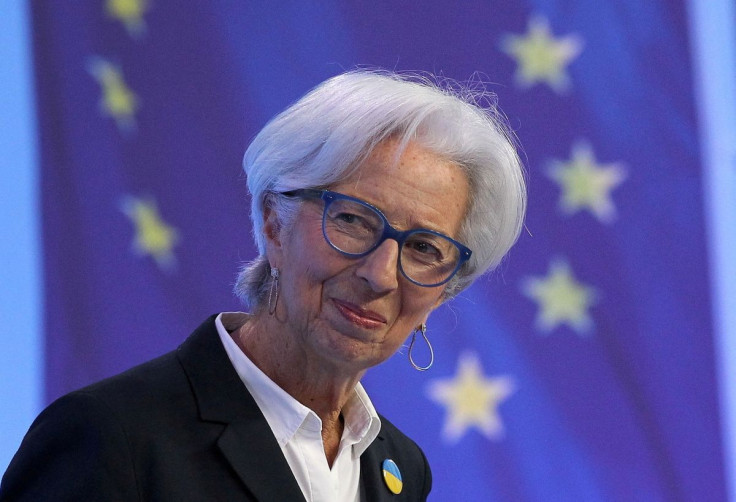 President of European Central Bank Christine Lagarde addresses a news conference following the meeting of the Governing Council's monetary in Frankfurt, Germany March 10, 2022. Daniel Roland/Pool via REUTERS
