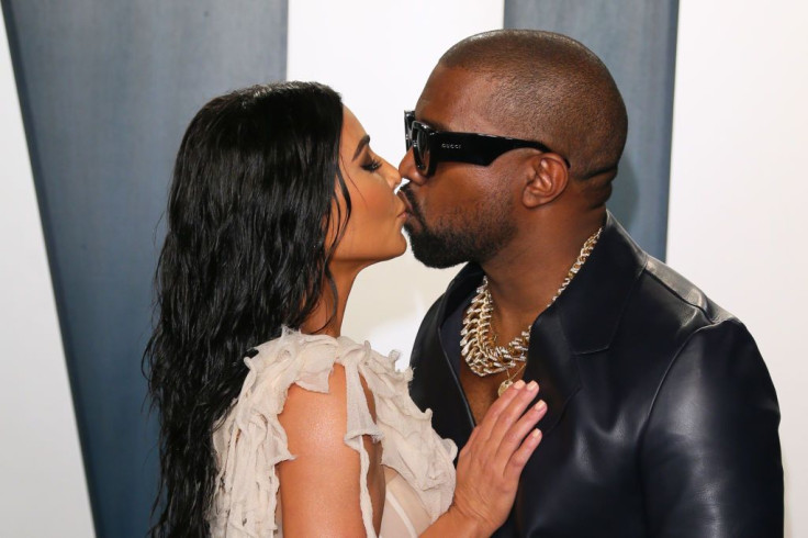 Kanye West and Kim Kardashian