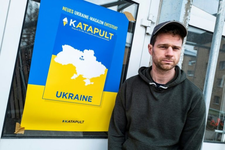Katapult editor-in-chief Benjamin Fredrich says the initial idea was to give Ukrainian journalists some work space