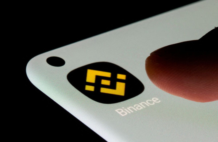 Binance app is seen on a smartphone in this illustration taken, July 13, 2021. 