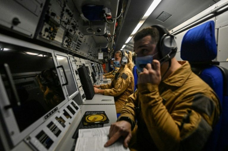 The Atlantique 2 aircraft will pick up all vessels encountered during its flight and determine their national affiliation