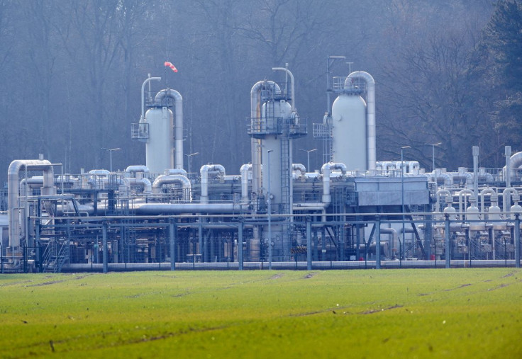 The Astora natural gas depot, which is the largest natural gas storage in Western Europe, is pictured in Rehden, Germany, March 16, 2022.