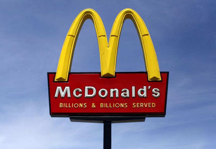 A McDonald's restaurant sign is seen in San Diego, California March 31, 2015. 