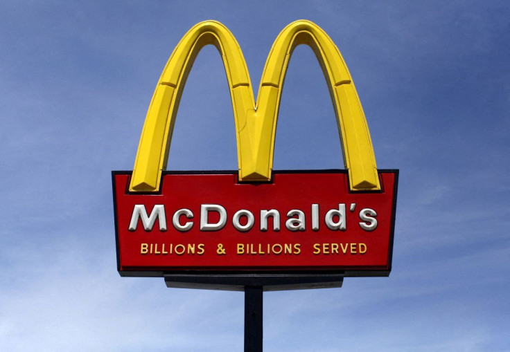 A McDonald's restaurant sign is seen in San Diego, California March 31, 2015.