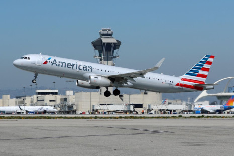 An American Airlines Airbus A321-200 plane takes off from Los Angeles International airport (LAX) in Los Angeles, California, U.S. March 28, 2018. 