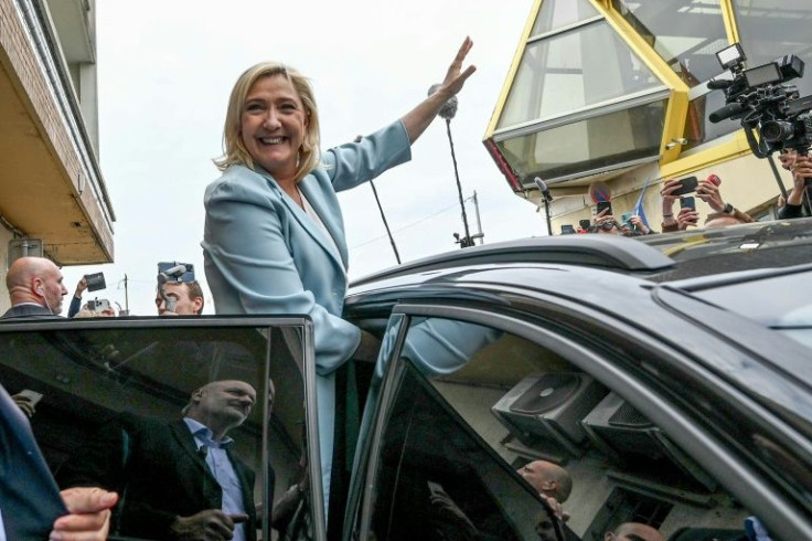Le Pen has insisted she will prove the polls suggesting Macron has the lead to be wrong