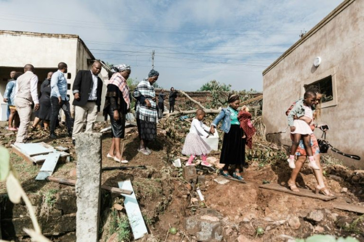 The flooding has been described as 'the greatest disaster in the life' of South Africa