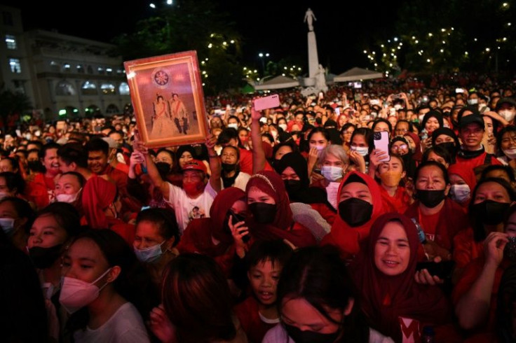 Supporters of Ferdinand Marcos Jr.