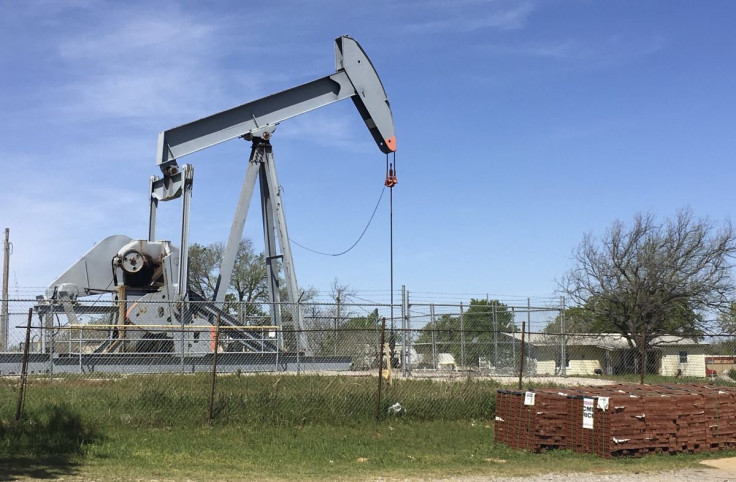 An oil pumpjack is seen in Velma, Oklahoma U.S. April 7, 2016.
