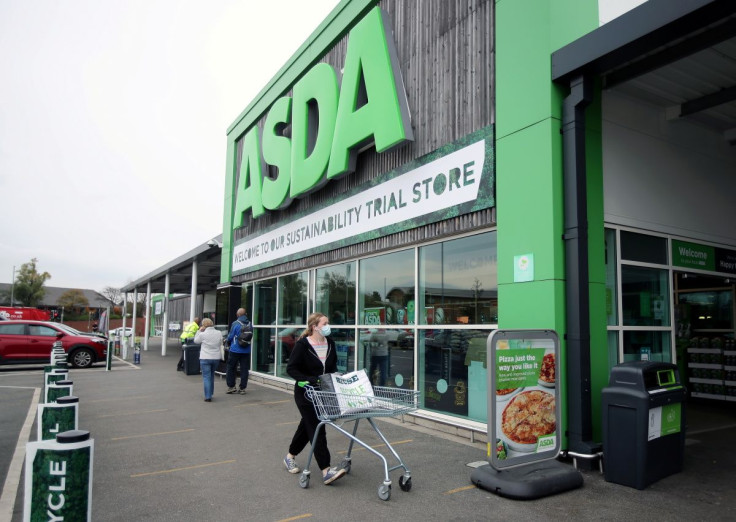 A general view shows the UK supermarket Asda, as the store launches a new sustainability strategy, in Leeds, Britain, October 19, 2020.  