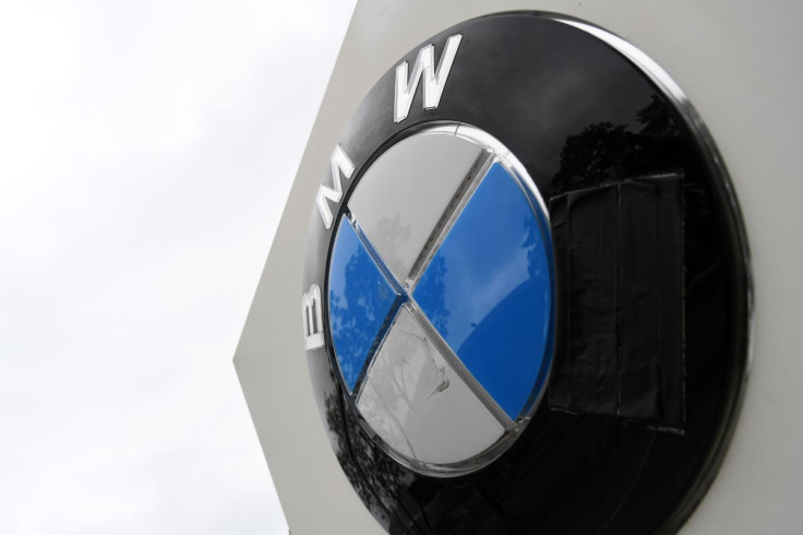 The logo of German car manufacturer BMW is seen at the company headquarters in Munich, Germany, May 14, 2020.