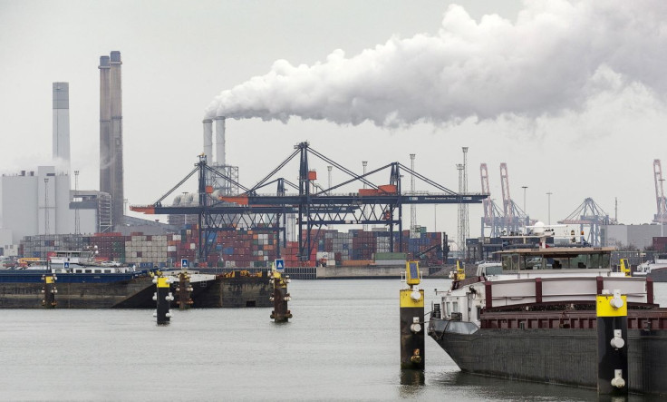 A container terminal is seen in the port of Rotterdam, the Netherlands, March 21, 2016.