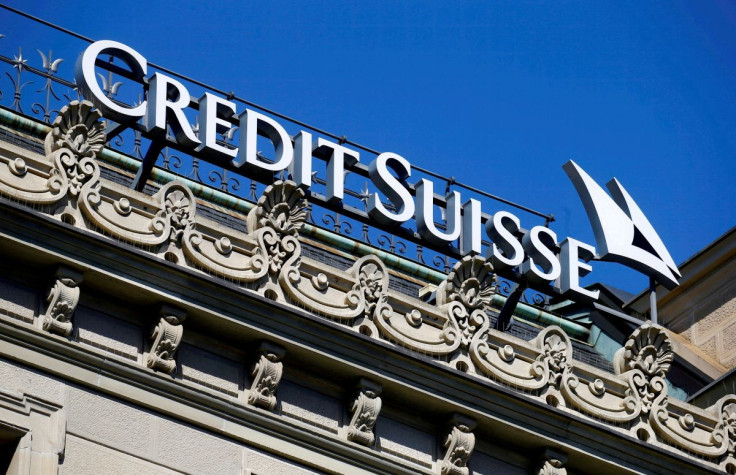 The logo of Swiss bank Credit Suisse is seen at its headquarters in Zurich, Switzerland March 24, 2021.
