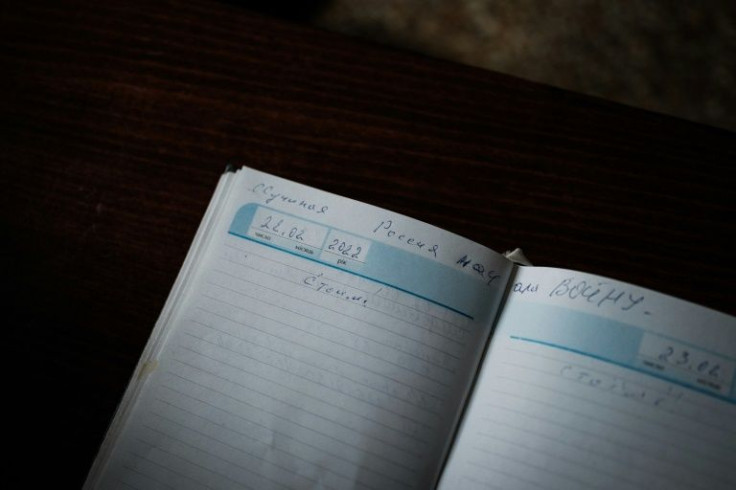 The 67-year-old said he keeps the diary 'for historical record'