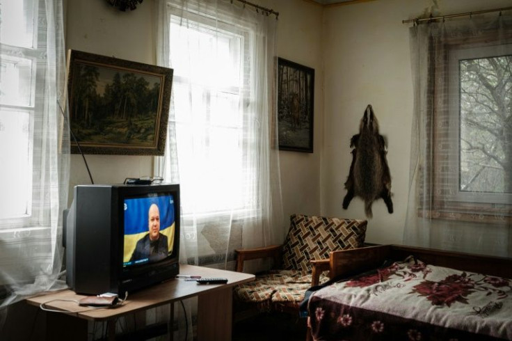 Mykola lives alone in his three-storey family home, decorated in 1950s Soviet style and surrounded by memories of happier times