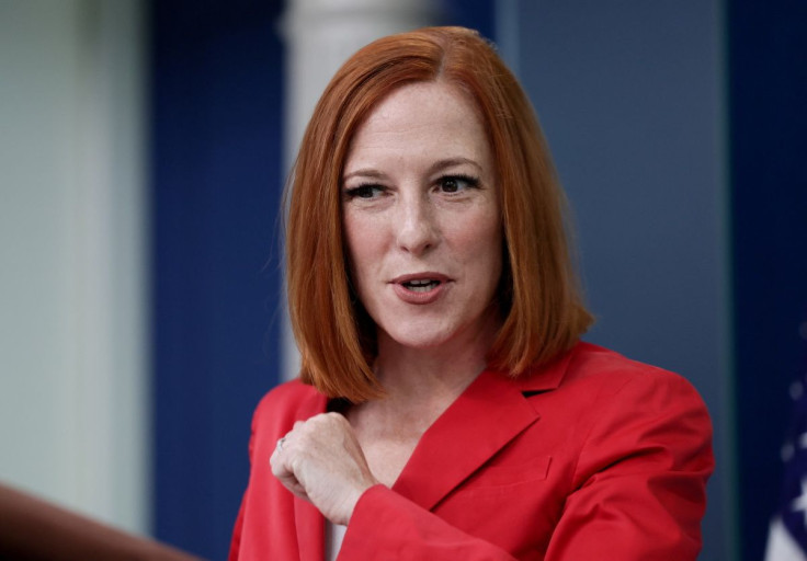 White House Press Secretary Jen Psaki holds the daily press briefing at the White House in Washington, U.S., April 25, 2022.